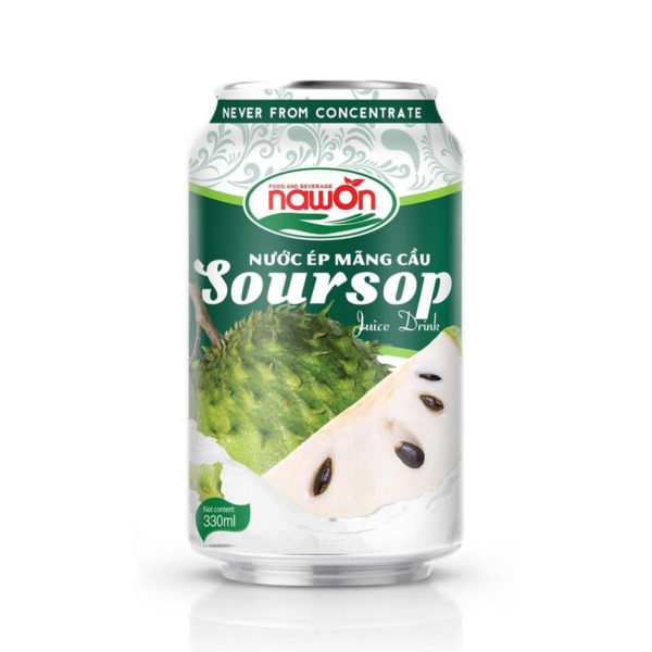 Can 330ml soursop juice drink never from concentrate (2)