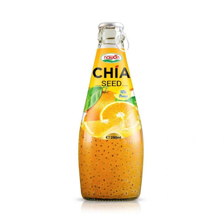 chia seed with orange