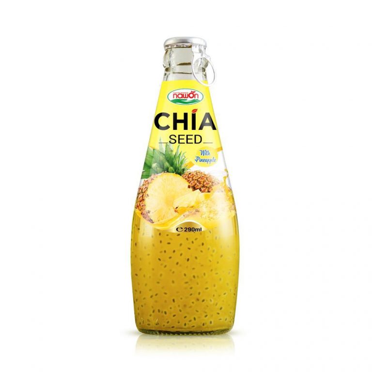 chia seed with pineapple