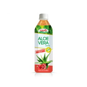 NFC Aloe Vera Drink with Pomegranate Flavor 16.9 fl oz (Packing: 24 Bottles/ Carton)