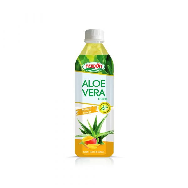 NFC Aloe Vera Drink with Mango Flavor 16.9 fl oz (Packing: 24 Bottles/ Carton)