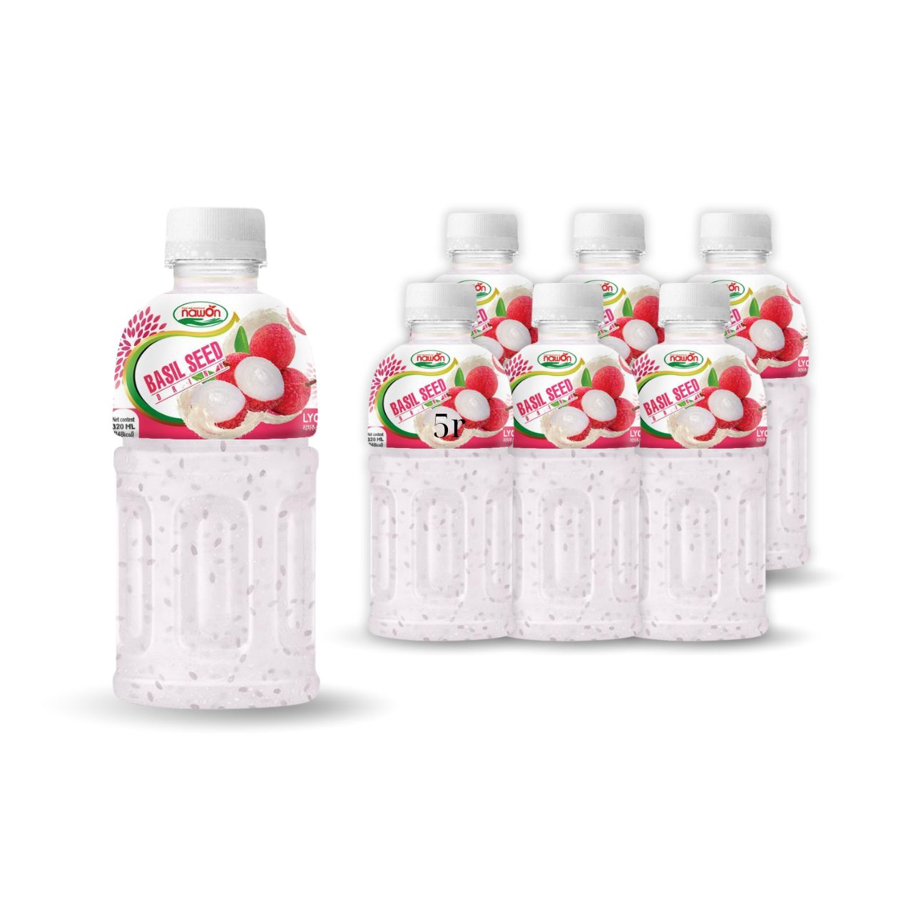 320ml nawon basil seed with lychee