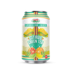 330ml Sparkling Drink with Green Tea and Citrus