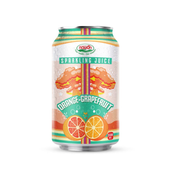 330ml Sparkling Juice with Orange and Grapefruit