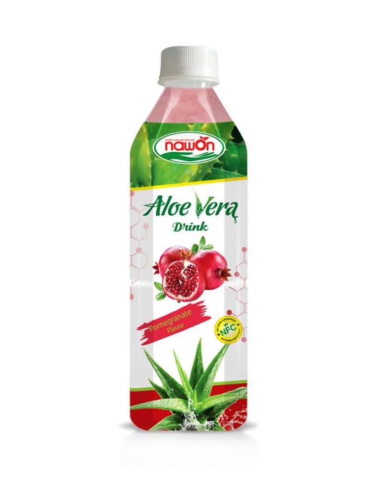 NFC Aloe Vera Drink with Pomegranate Flavor 500ml (Packing: 24 Bottles/ Carton)