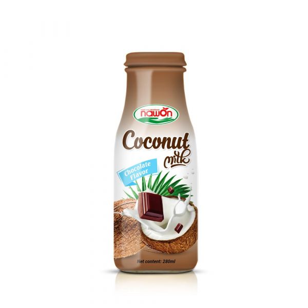 Coconut Milk with Chocolate Flavor 280ml (Packing: 24 Bottles/ Carton)