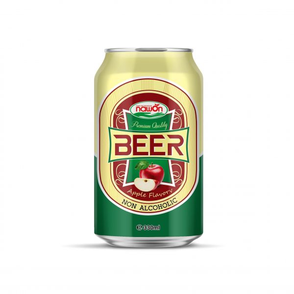 330ml Beer non alcoholic apple flavor