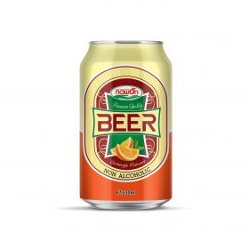 330ml Beer Non Alcoholic Orange Flavor