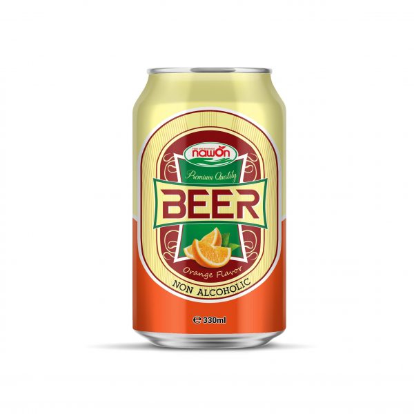 330ml Beer non alcoholic orange flavor