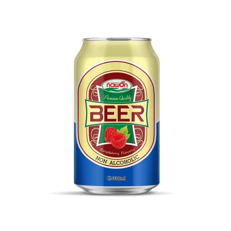 330ml Beer non alcoholic raspberry flavor