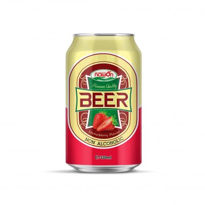 330ml Beer Non Alcoholic Strawberry Flavor