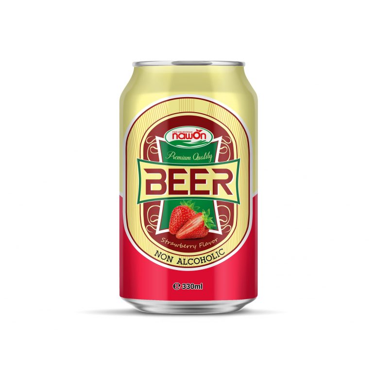 330ml Beer non alcoholic strawberry flavor