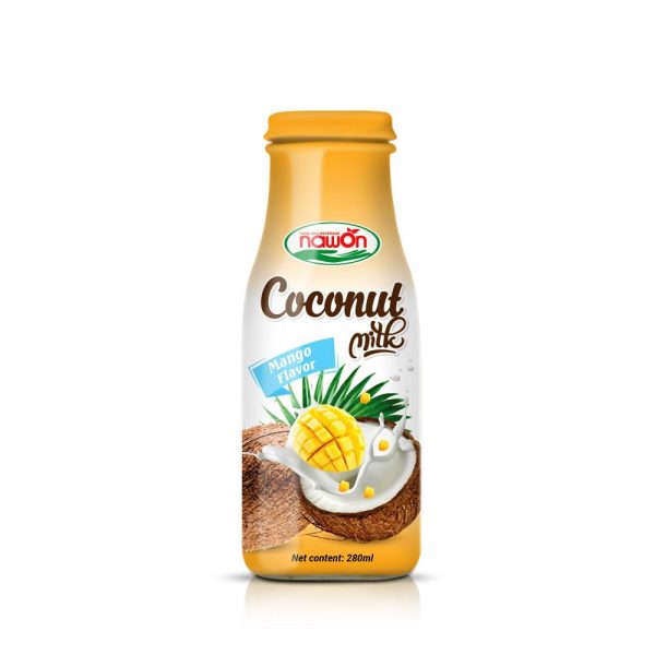 Coconut Milk with Mango Flavor 280ml (Packing: 24 Bottles/ Carton)