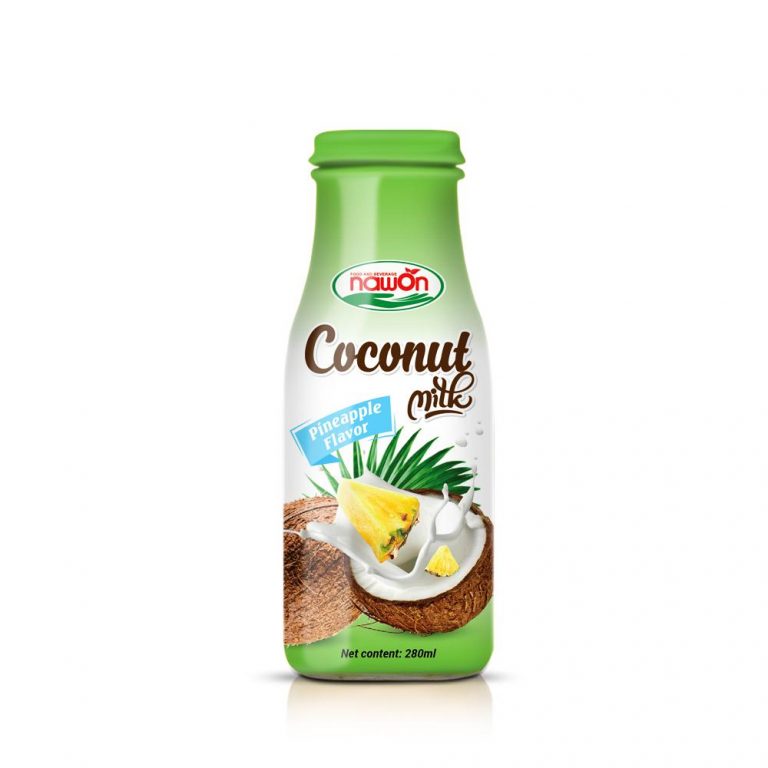 Coconut Milk with Pineapple Flavor 280ml (Packing: 24 Bottles/ Carton)
