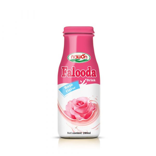 Falooda Drink with Rose Flavor 280ml (Packing: 24 Bottles/ Carton)