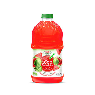 Can 2000ml 100 Watermelon Fruit Juice with Pulp Free