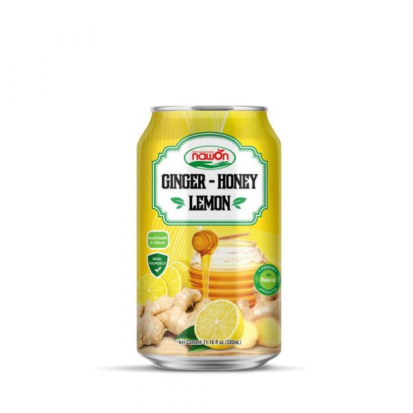 Ginger Honey Lemon Juice Drink 330ml (Packing: 24 Can/ Carton)