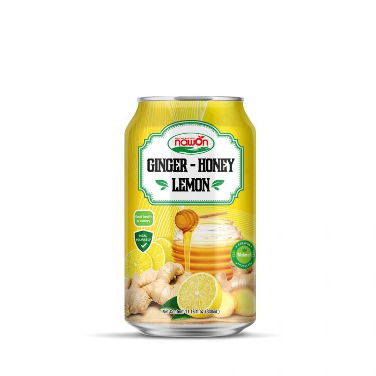 Ginger Honey Lemon Juice Drink 330ml (Packing: 24 Can/ Carton)