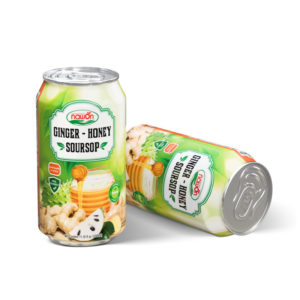 Can 330ml mixed juice with ginger honey soursop juice drink