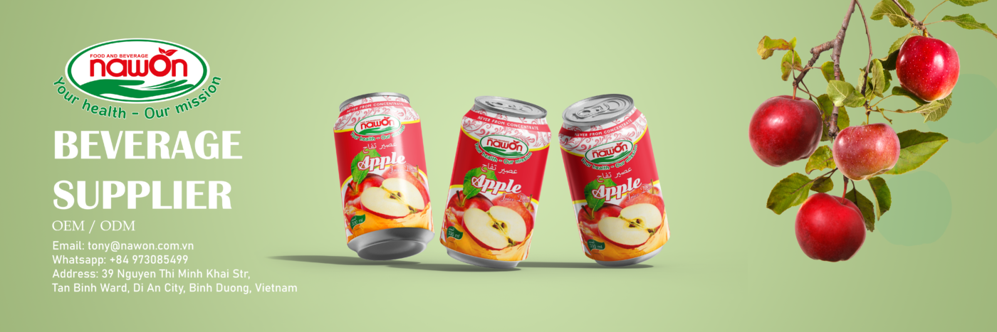 apple juice in can
