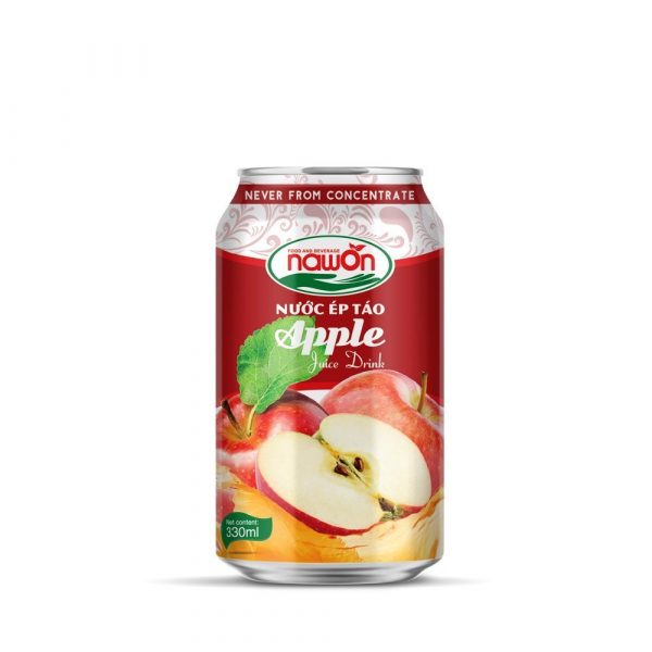 Apple Juice Drink is a healthy natural product (330ml can) - Brand Nawon