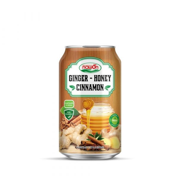 Ginger Honey Cinnamon Juice Drink 330ml (Packing: 24 Can/ Carton)