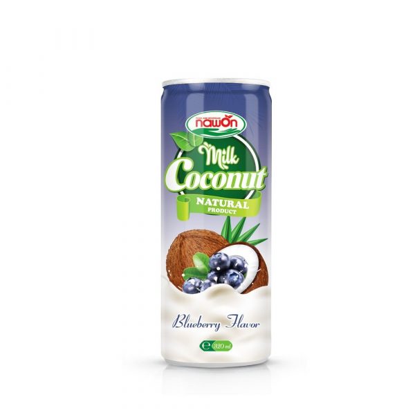 Natural Coconut Blueberry with Flavor 320ml (Packing: 24 Can/ Carton)