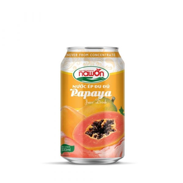 Papaya Juice Drink 330ml (Packing: 24 Can/ Carton)