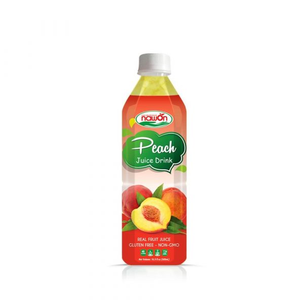 Peach Juice Drink 500ml (Packing: 24 Bottle/ Carton)