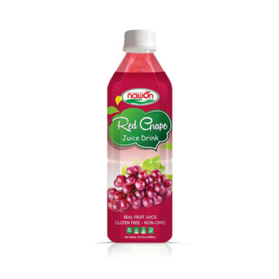 Red Grape Juice Drink is a healthy natural product 500ml bottle Brand Nawon