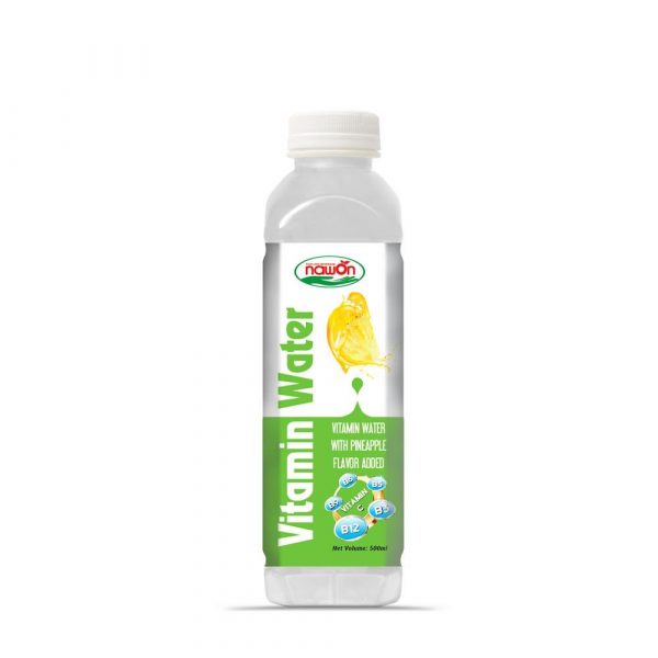 Vitamin water with Pineapple Flavor Added Drink 500ml (Packing: 24 Bottle/ Carton)