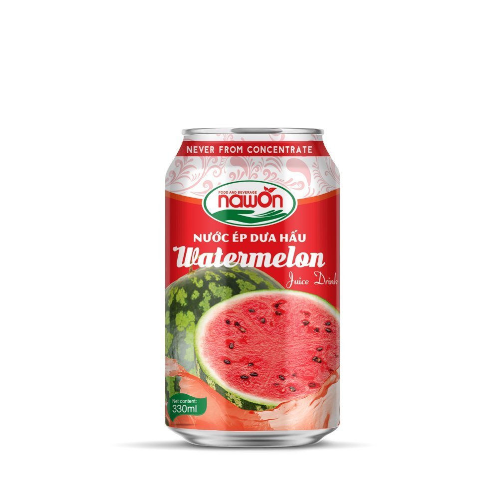 Watermelon Juice Drink 330ml Packing 24 Can Carton