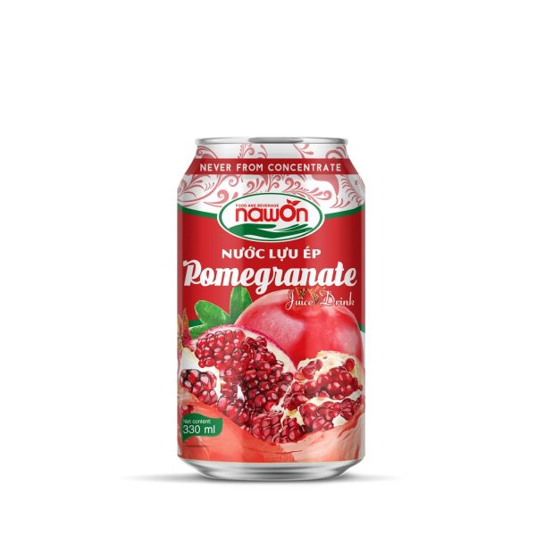 aluminum can 330 ml pomegranate juice