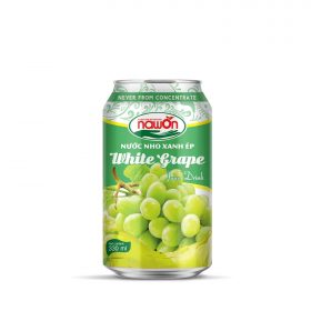 Aluminum Can 330 Ml White Grape Juice