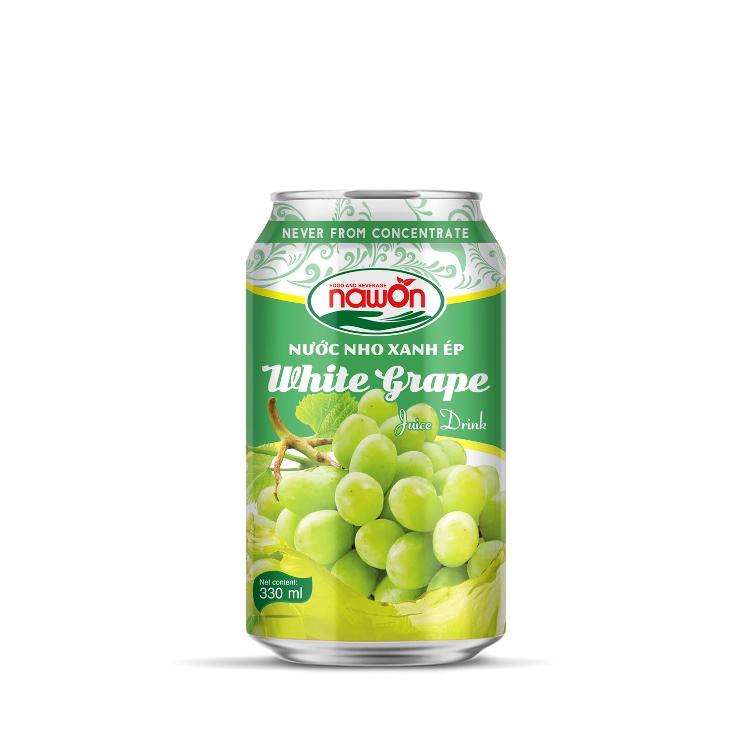 Nawon White Grape Juice | Aluminum Can, 330Ml ( Packing: 24 Cans Carton)