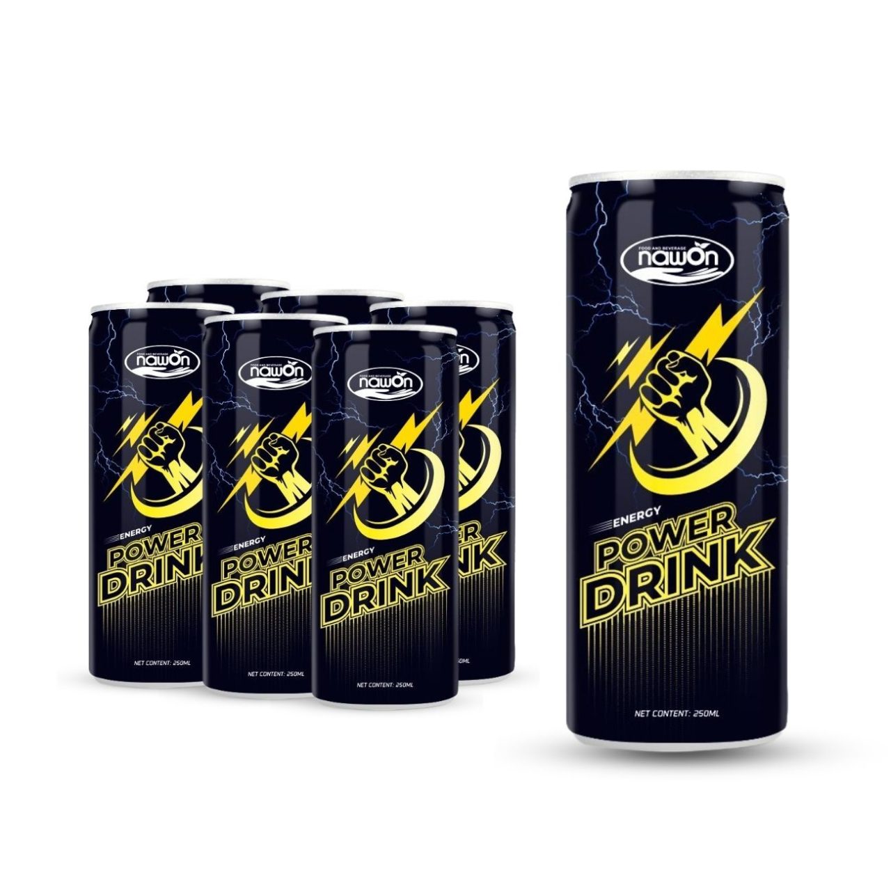 sleek can 250 ml 8 46 fl oz energy power drink with original flavor (1)
