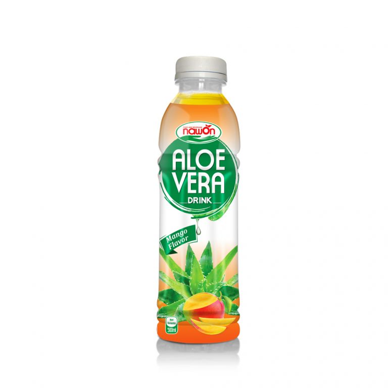 Aloe Vera Drink with Mango Flavor 500ml (Packing: 24 Bottles/ Carton)