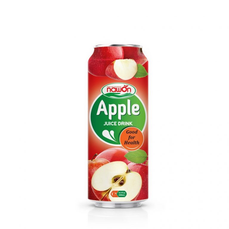 Apple Juice Drink 500ml (Packing: 24 Can/ Carton)