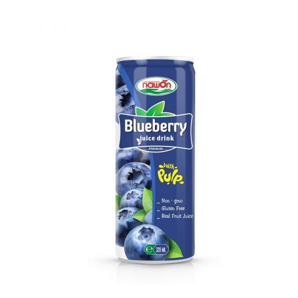 Blueberry Juice Drink 320ml (Packing: 24 Can/ Carton)