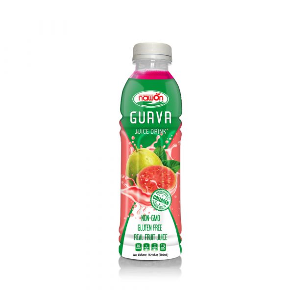 Guava Juice Drink with Collagen 500ml (Packing: 24 Bottles/ Carton)