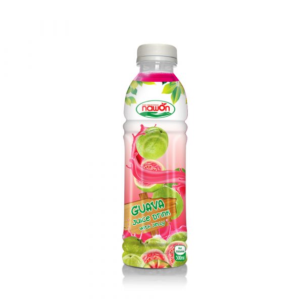 Guava Juice Drink with Jelly 500ml (Packing: 24 Bottles/ Carton)