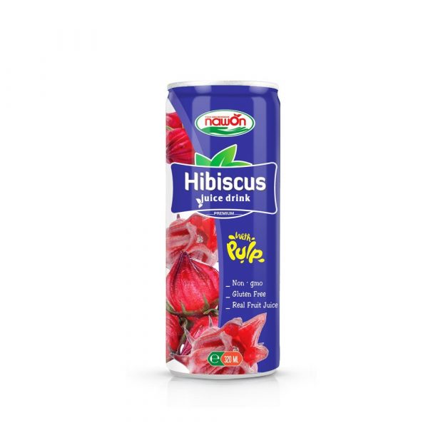 Hibiscus Juice Drink 320ml (Packing: 24 Can/ Carton)