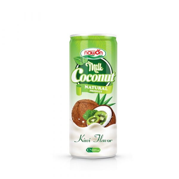 Natural Coconut with Kiwi Flavor 320ml (Packing: 24 Can/ Carton)