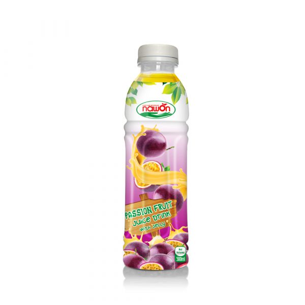 Passion Fruit Juice Drink with Jelly 500ml (Packing: 24 Bottles/ Carton)