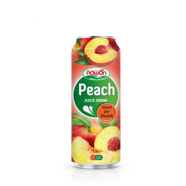 Peach Juice Drink 500ml (Packing: 24 Can/ Carton)