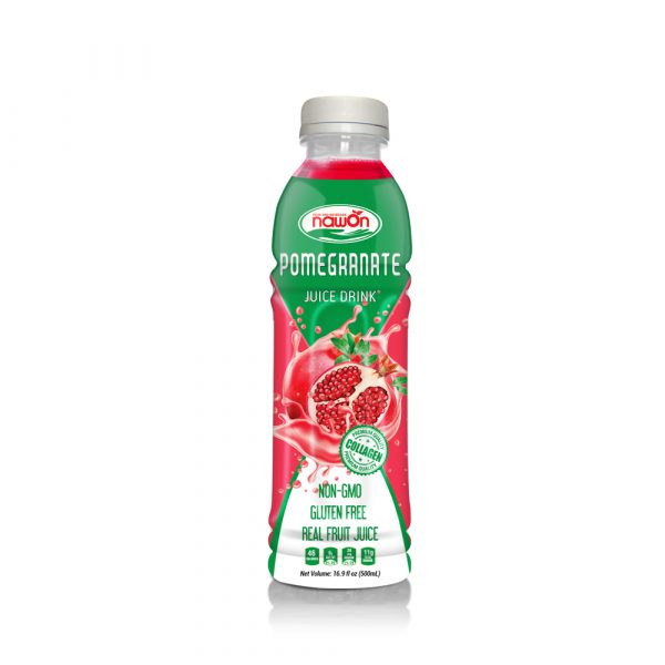 Pomegranate Juice Drink with Collagen 500ml (Packing: 24 Bottles/ Carton)