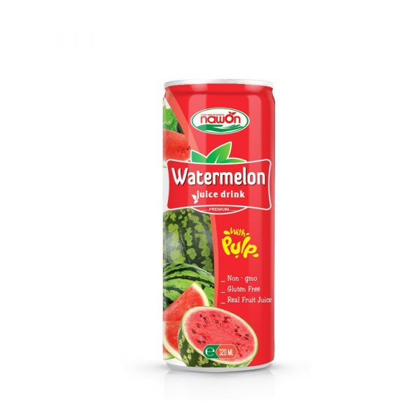 Watermelon Juice Drink 320ml (Packing: 24 Can/ Carton)