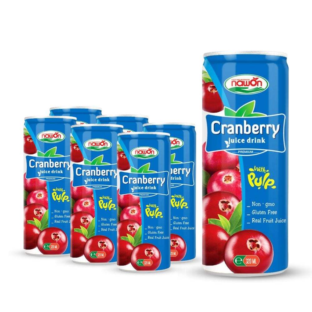 cranberry juice drink 320ml can