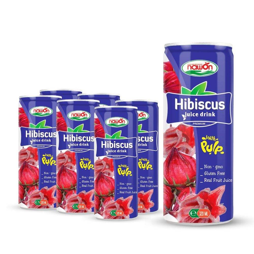 hibiscus juice drink 320ml can
