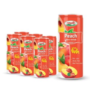 peach juice drink 320ml can
